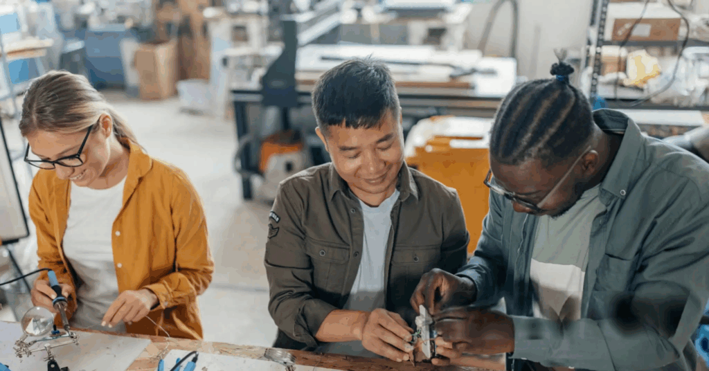 People Working